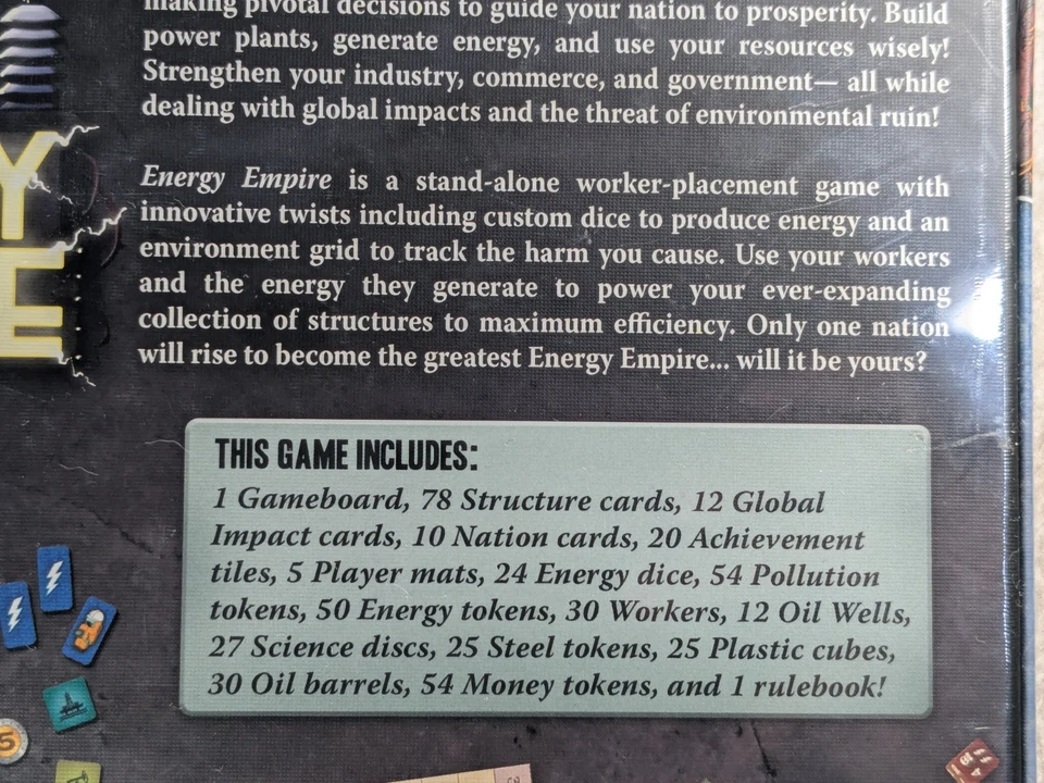 Manhattan Project Energy Empire w/ Cold War Expansion NEW SEALED - Image 4 of 4