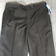 Perry Ellis Portfolio Mens Size 36x32 Neo-Luxe Black Dress Pant New With Tags
