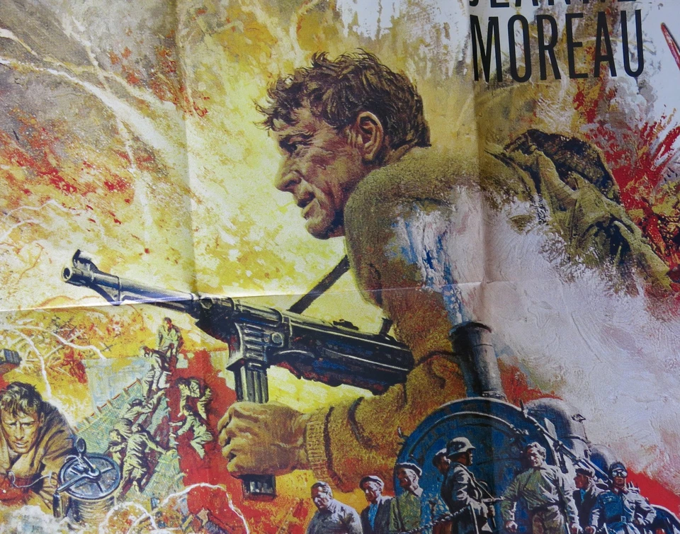 LE TRAIN, affiche ancienne de cinéma du film le train, Burt Lancaster, 160 x 118 - Photo 1/4