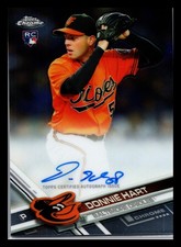 2017 Topps Chrome #RA-DH Donnie Hart Rookie Autographs