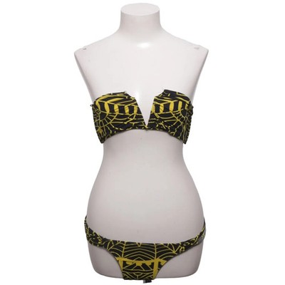 Mara Hoffman, Bikini, Größe: XS, Elasthan/Polyamid, Schwarz/Gelb, Print #mDs