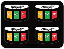 Milk Thermometer Pack Professional-Grade Temperature Indicator Stickers for Pe