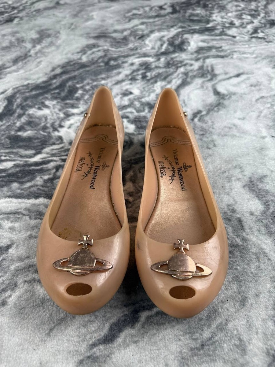 Vivienne Westwood Anglomania Melissa Ballet Flats Shoes Women US 6
