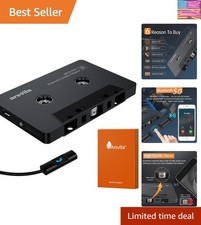 Car Audio Bluetooth Cassette Receiver, Tape Player Bluetooth 5.0 Cassette Aux...