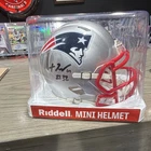 TreVeyon Henderson New England Patriots Signed Riddell Mini Helmet #32 SWAU cert