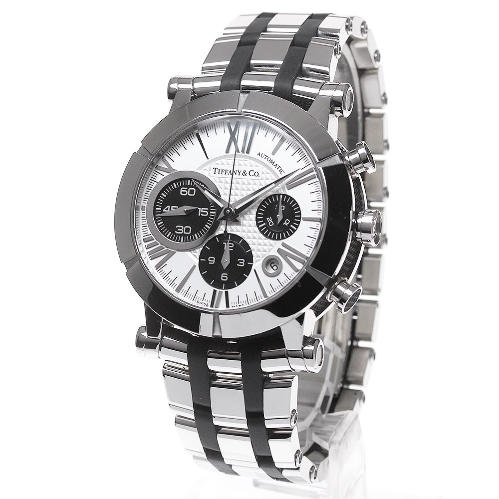 TIFFANY&Co. Watch Atlas Gent Chronograph Date Automatic