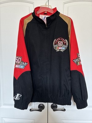 VTG Logo Athletic NASCAR Jacket Mens Size XXL  1998 50th Anniversary Racing