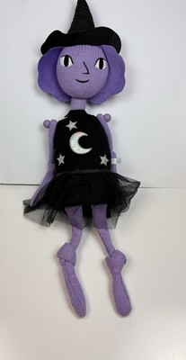 Knit Witch Character - Hang or Sit - Hyde and EEK! Boutique Black/Purple New