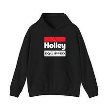 Holley Carb Graphic Hoodie Car Parts Unisex Heavy Blend  Hooded Sweatshirt