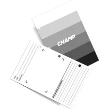 CHAMP® Spray Out Card Pack – 100 Paint Color Test Cards for Auto Body