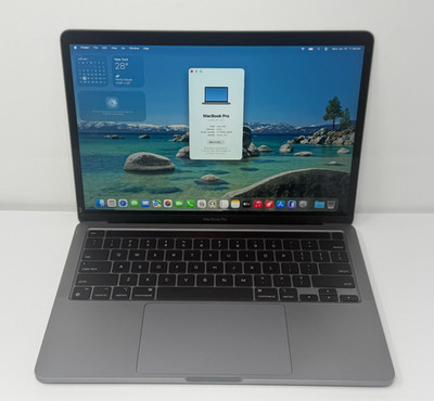 2020 Apple MacBook Pro 13.3'' M1 8C GPU 8GB 256GB  S. Gray A2338 MYD82LL/A READ!!