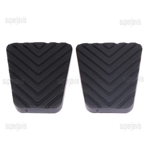 1 Pair Rubber Replacement Brake Clutch Pedal Pads Cover For Mitsubishi Lancer - Picture 5 of 13