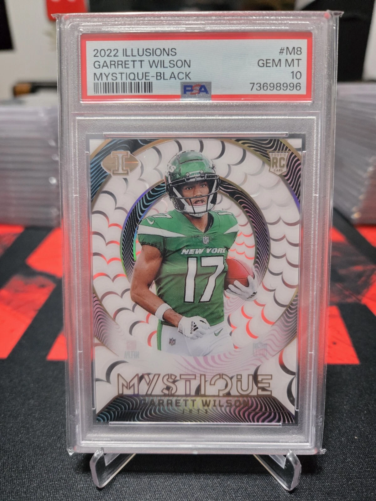 Garrett Wilson Panini Illusions Mystique #M8 Black