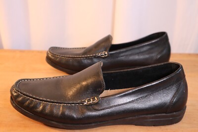 Black Giorgio Brutini Le Glove Mens 10.5 leather loafers Slip On Moccasin Style Black Giorgio Brutini Le Glove Mens 10.5 leather loafers  main image 3