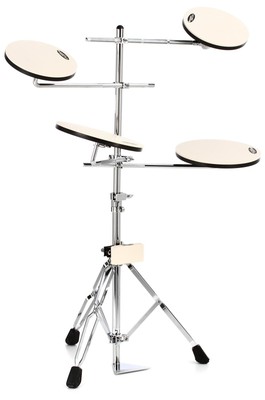 DW DWCPPADTS5 Go Anywhere Practice Pad Set with Stand (3-pack) Bundle