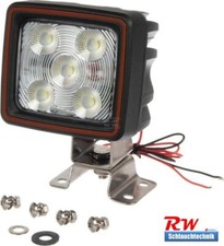 Arbeitsscheinwerfer LED, 67W, 5600lm, quadratisch, 10-30V, wei&szlig;, Deutsch Stecker