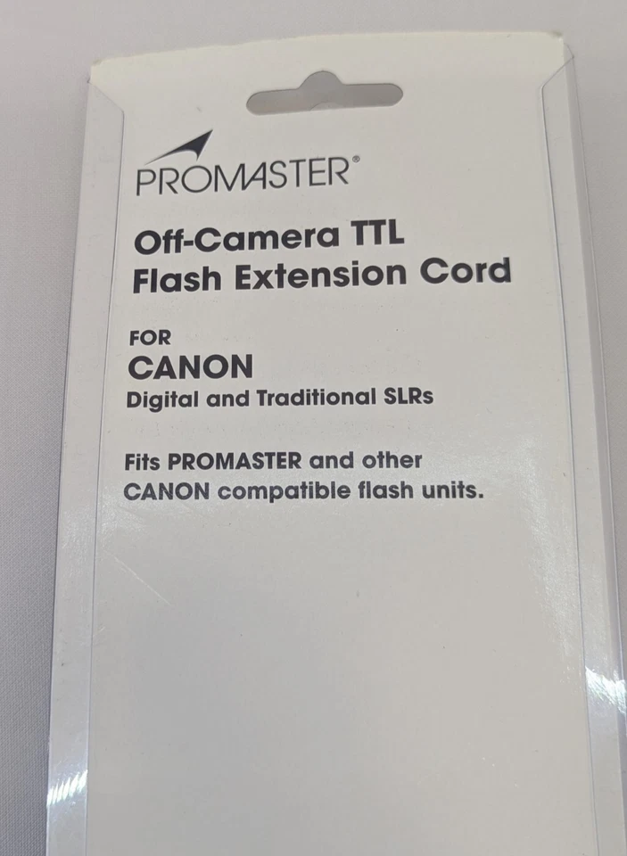 ProMaster Off-Camera TTL FVlash Extension Cord for Cannon Digital/Trad SLRs - Image 4 of 4