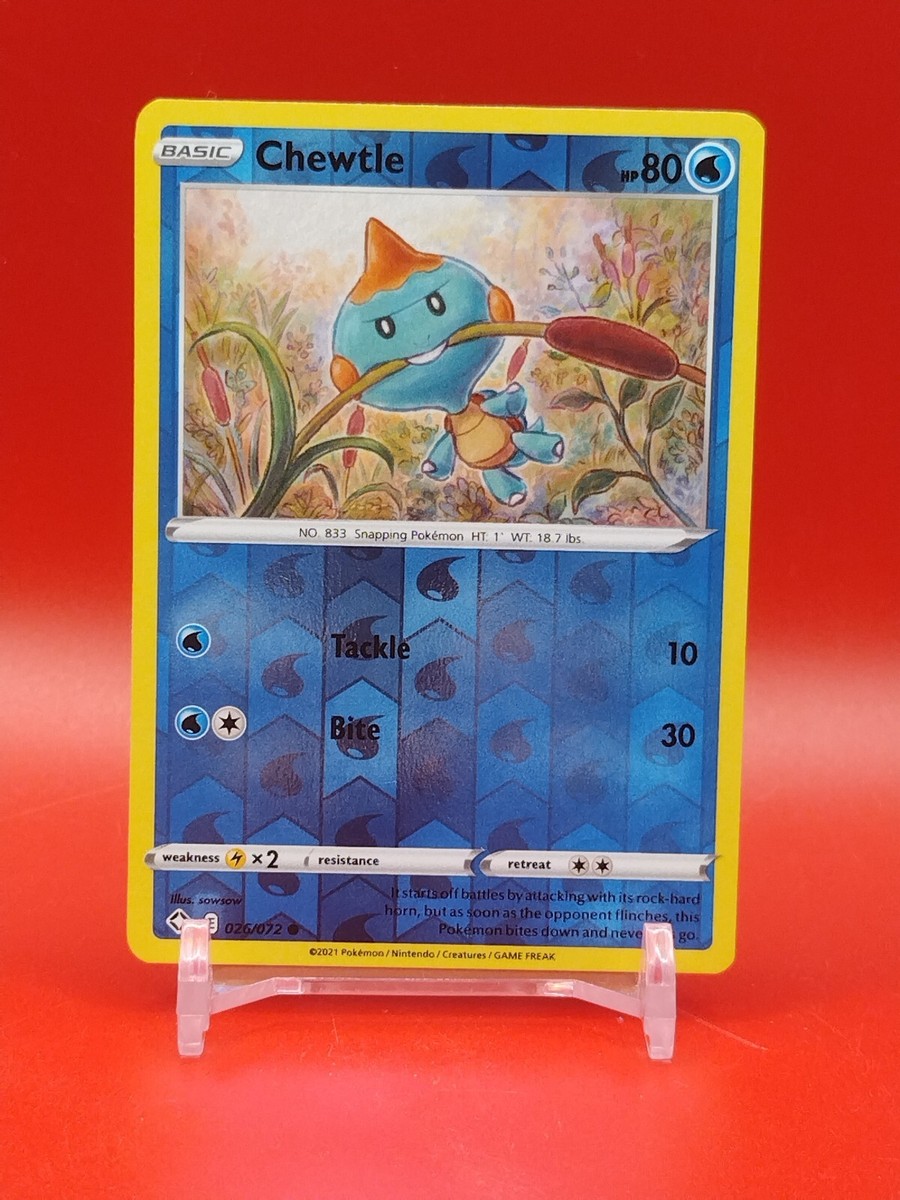Pokémon - Chewtle - Reverse Holo 026/072 | eBay