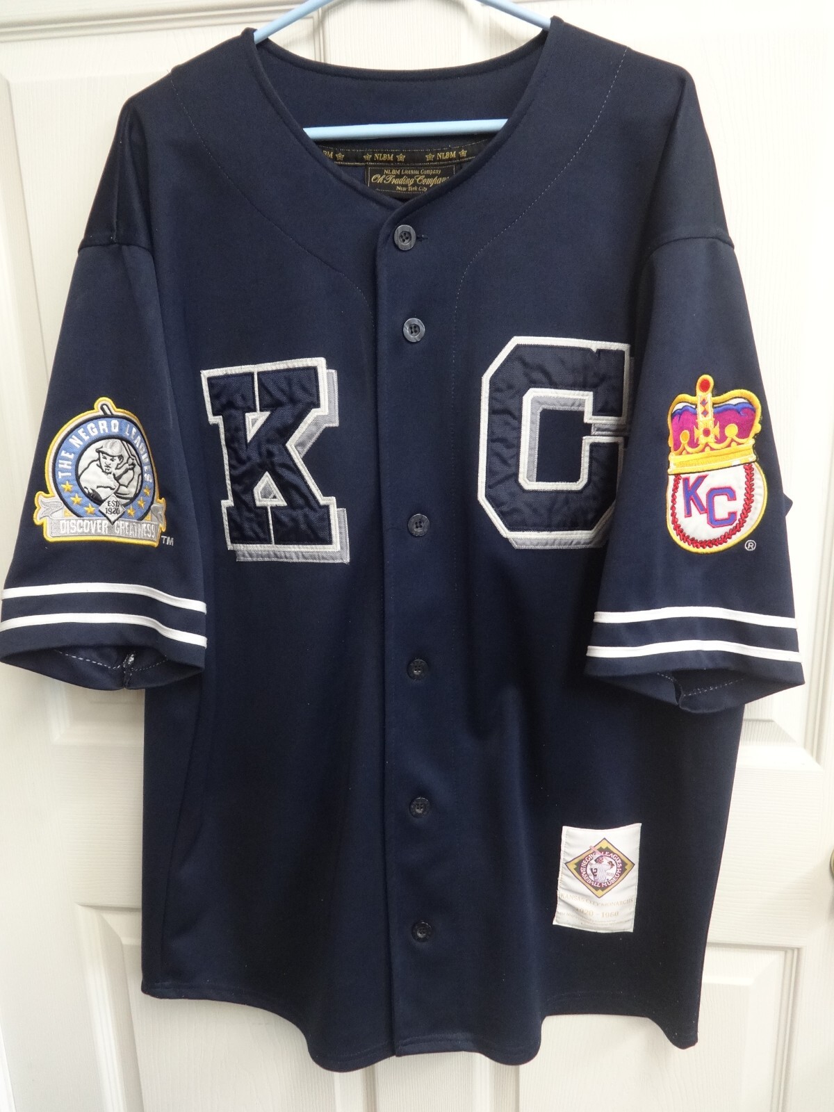 Chicago American Giants Negro Leagues Baseball Legacy Jersey - Royal Blue, Embroidered, Officially Licensed