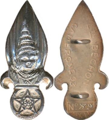 1. R.E.C., LEGION 3. Esc, Kambodscha, Ltn BECHON, Silber AIXIA