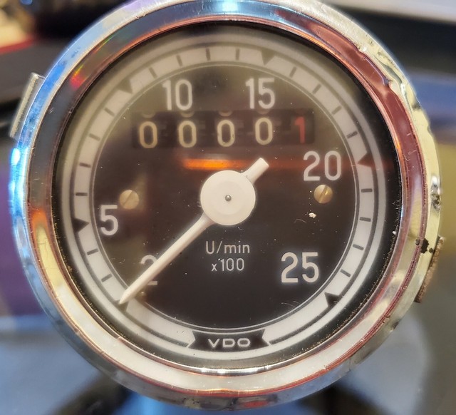 NEW VINTAGE VDO MOTORCYCLE/MOPED/SCOOTER SPEEDOMETER, NOS eBay