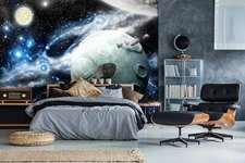 3D Cosmic Planet ZHUA2171 Wallpaper Wall Murals Removable Self-adhesive Ann 24