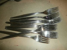 10 Vintage BSF Germany Forks Inox 18/8