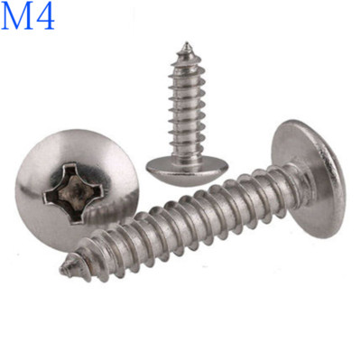 M4 304 A2 Stainless Phillips Truss Head Sheet Metal Screw Self Tapping Screws