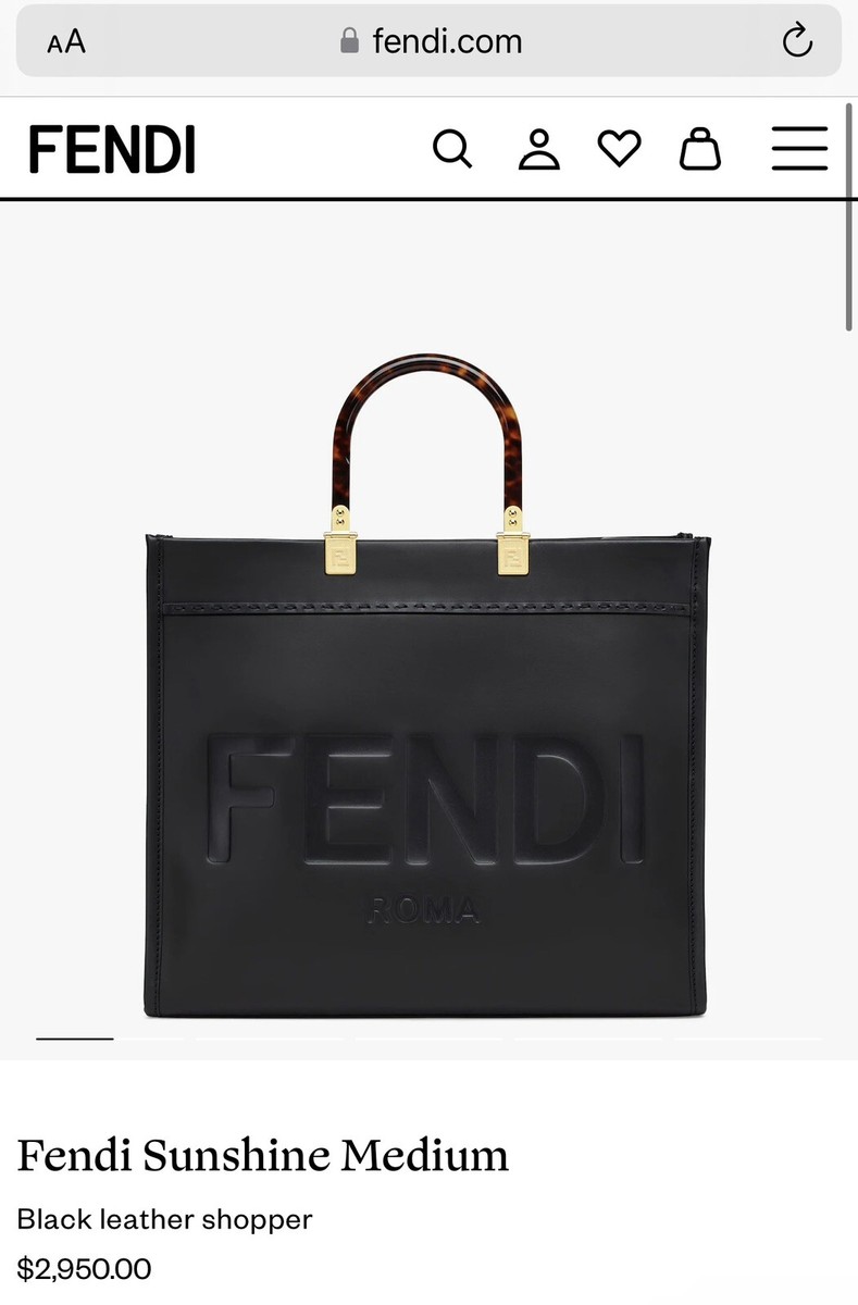 FENDI SUNSHINE MEDIUM ショルダー/トートバック FENDI SUNSHINE