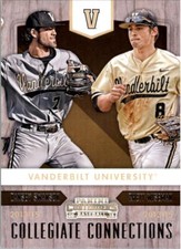 2015 Panini Contenders Collegiate Connections #6 Dansby Swanson Rhett Wiseman