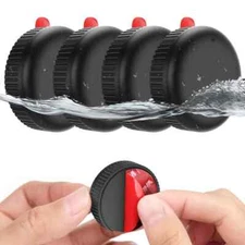 4 Pack Air Tags Waterproof Holder Airtag Case with 3M Adhesive Sticker Apple ..