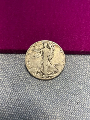 (#100166) Walking Liberty Half Dollar: 1927 S.  VG.