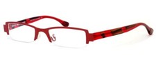 Harry Lary's French Optical Eyewear Bloody Reading Glasses in Red 360