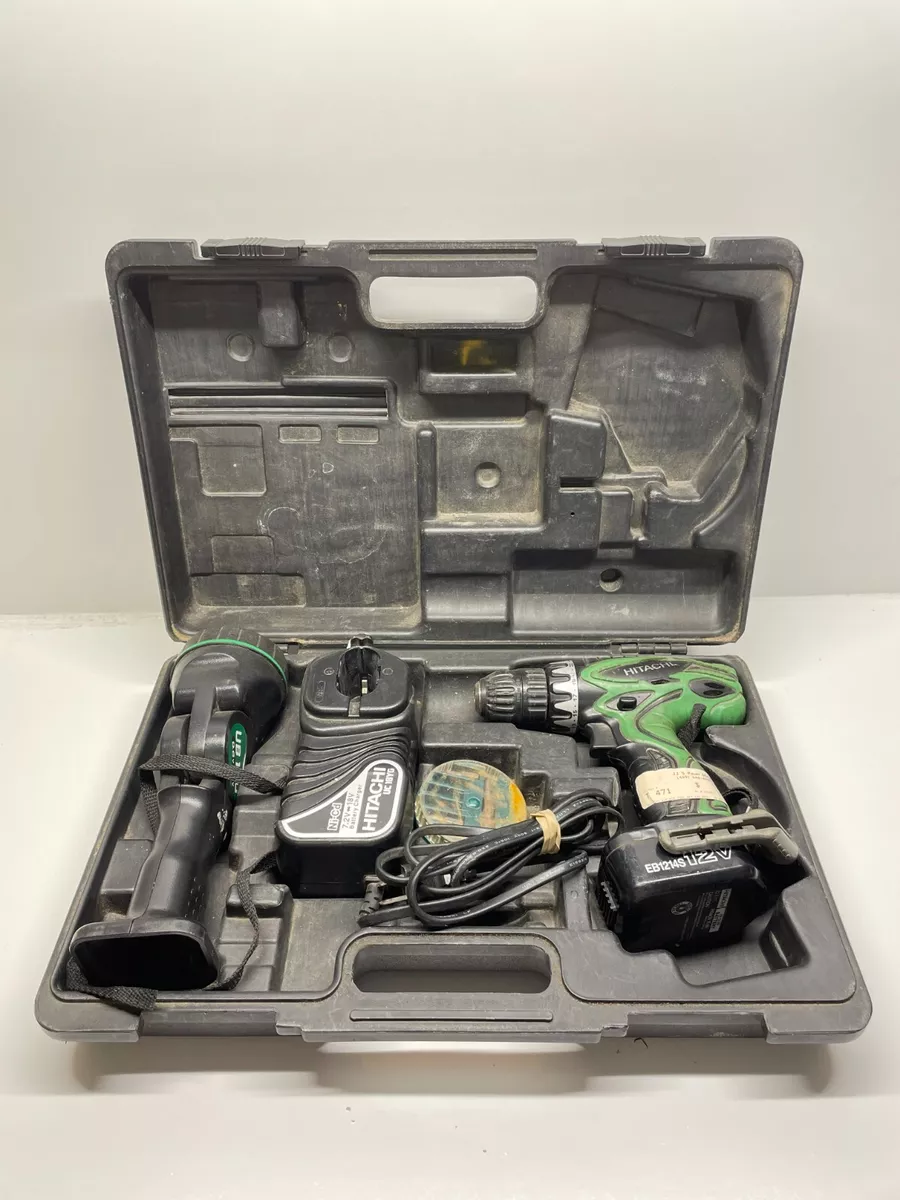Hitachi 12V Cordless Driver Drill Set Drill Flashlight Charger