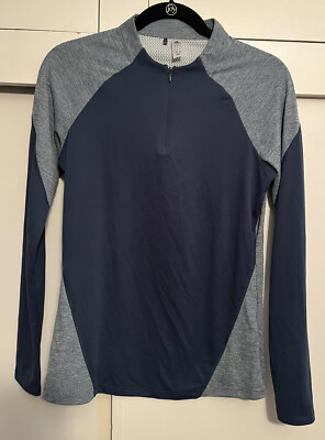 Adidas Sport Primegreen Long Sleeve Shirt Golf Crew Blue Women’s  Medium