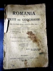 Romania schoolbook Geography 20-30's years color maps of regions, illustrations