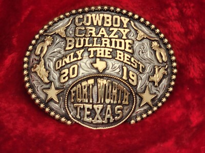 FORT WORTH TEXAS STOCKYARD 2019 PRO RODEO BULL RIDING CHAMPION