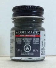 Testors 2084 Graugrun RLM74 Semi Gloss Enamel 1/2 oz Bottle