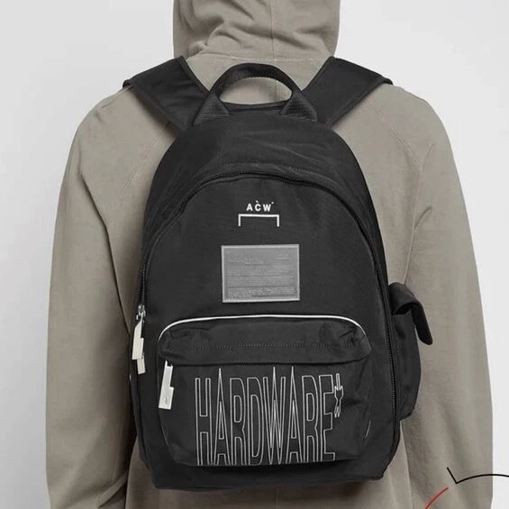 Reflective ACW A COLD WALL Back Pack Bag Laptop Bag Computer Bag