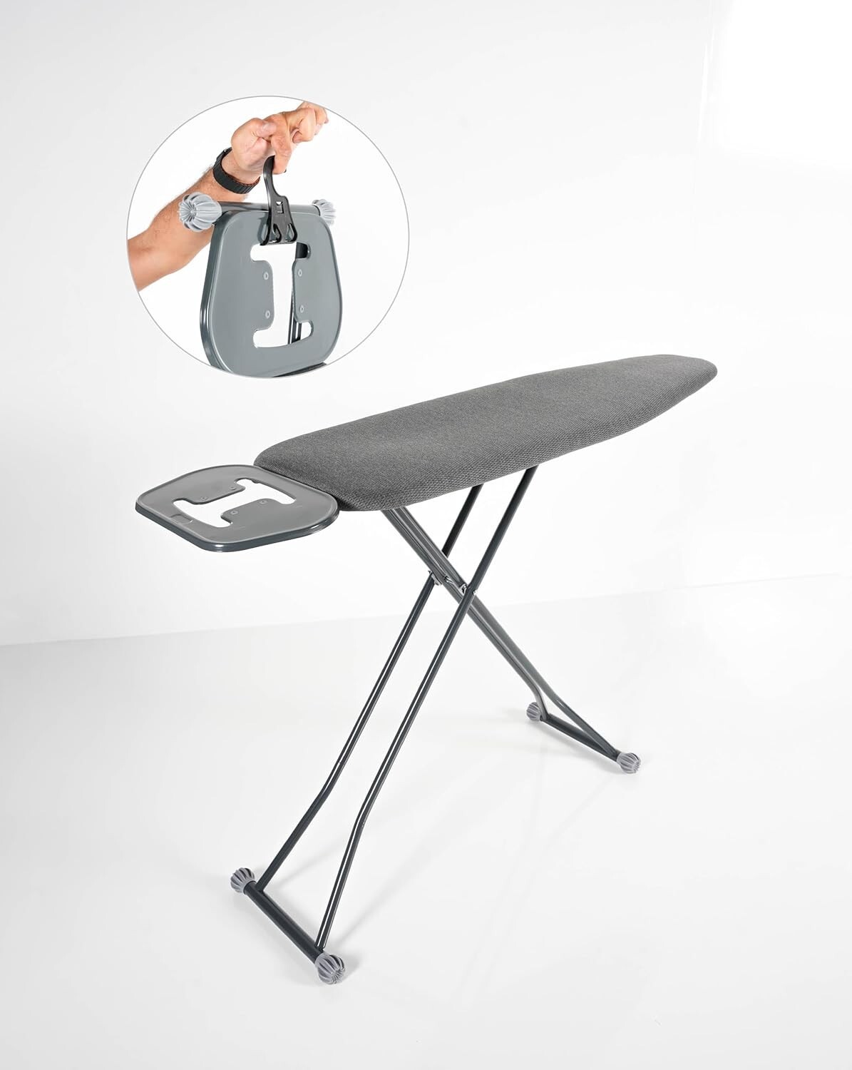 Ironing Board W Iron Rest, Iron Board, Foldable,  Adjustable Height, Heavy Duty
