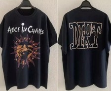 Alice in Chains DIRT Albums Basic Black Short Sleeve 2 Side Unisex T-shirt S-5XL