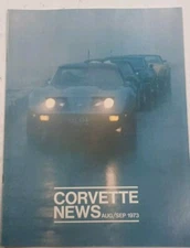 CORVETTE NEWS Magazine Aug/Sep 1973