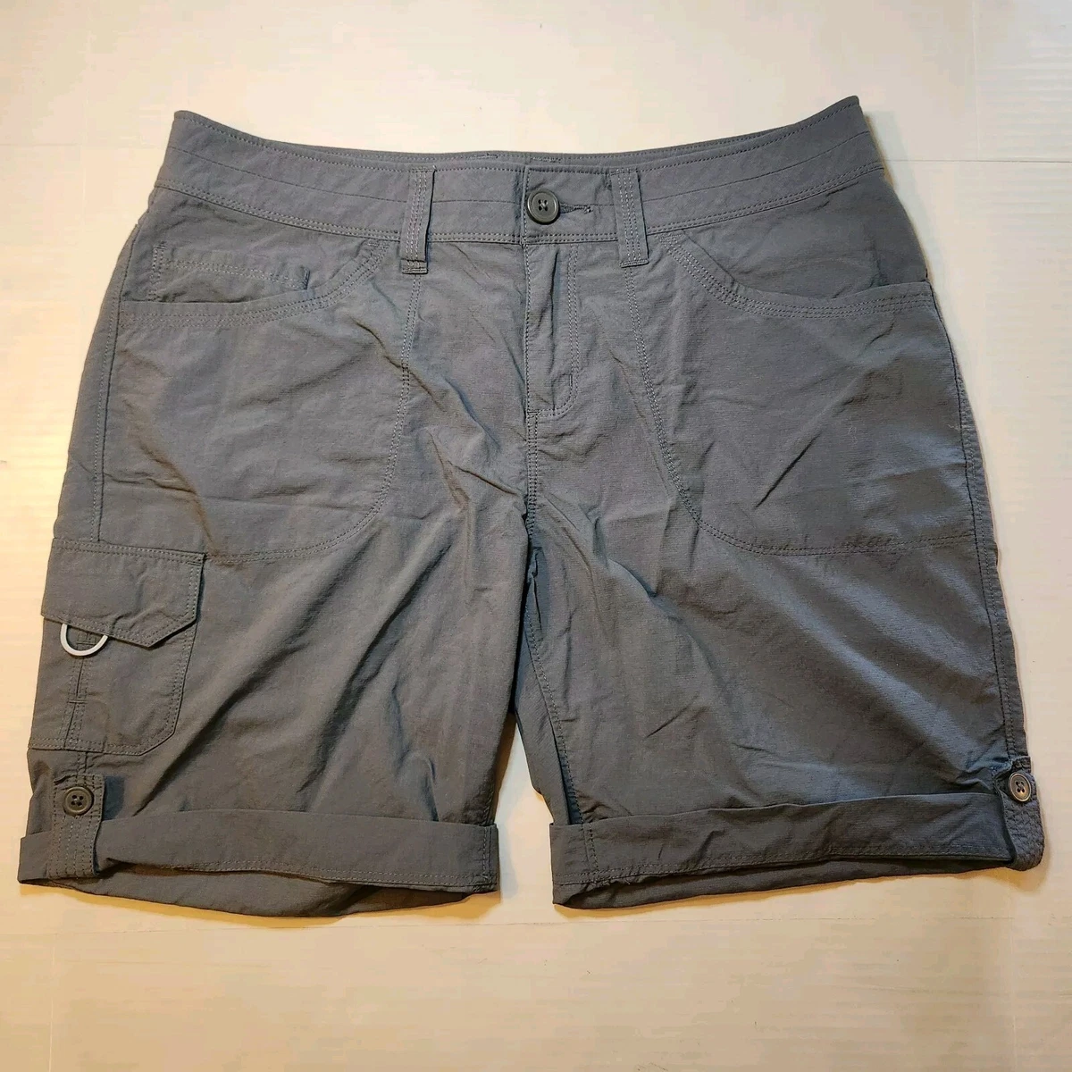 Short Mountain Hardwear Femme Taille 4 Gris - Léger, Chino, Randonnée - Avec Petit Trou