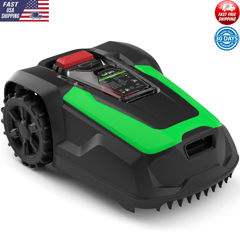 Automatic Robot Lawn Mower Bluetooth Wi-Fi APP Control Self-Charging Anti-Theft