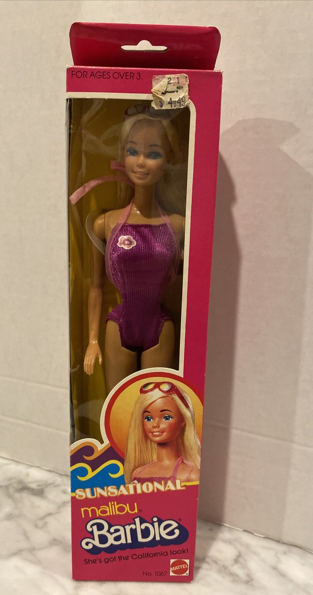 Sunset Malibu Barbie Doll Vintage 1971-72 Mattel Blue