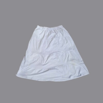 White Skirt Women's size 1X Midi Peasant by Samantha's Style Shoppe