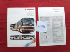 N°17528 / KASSBOHRER-SETRA  SG 221 UL  /  prospectus en français 8/1990