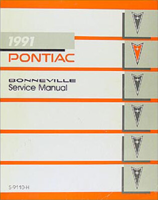 1991 Pontiac Bonneville Shop Manuell Le Se Sse Repair Service Buch Original OEM