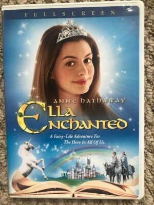 Ella Enchanted DVD - Anne Hathaway - Full Screen Special Features - PG - 96 Min