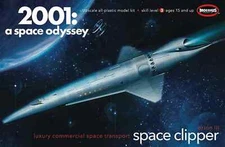 Moebius 2001: A Space Odyssey 1:350 Orion III Space Clipper KIT #2001-12~NEW